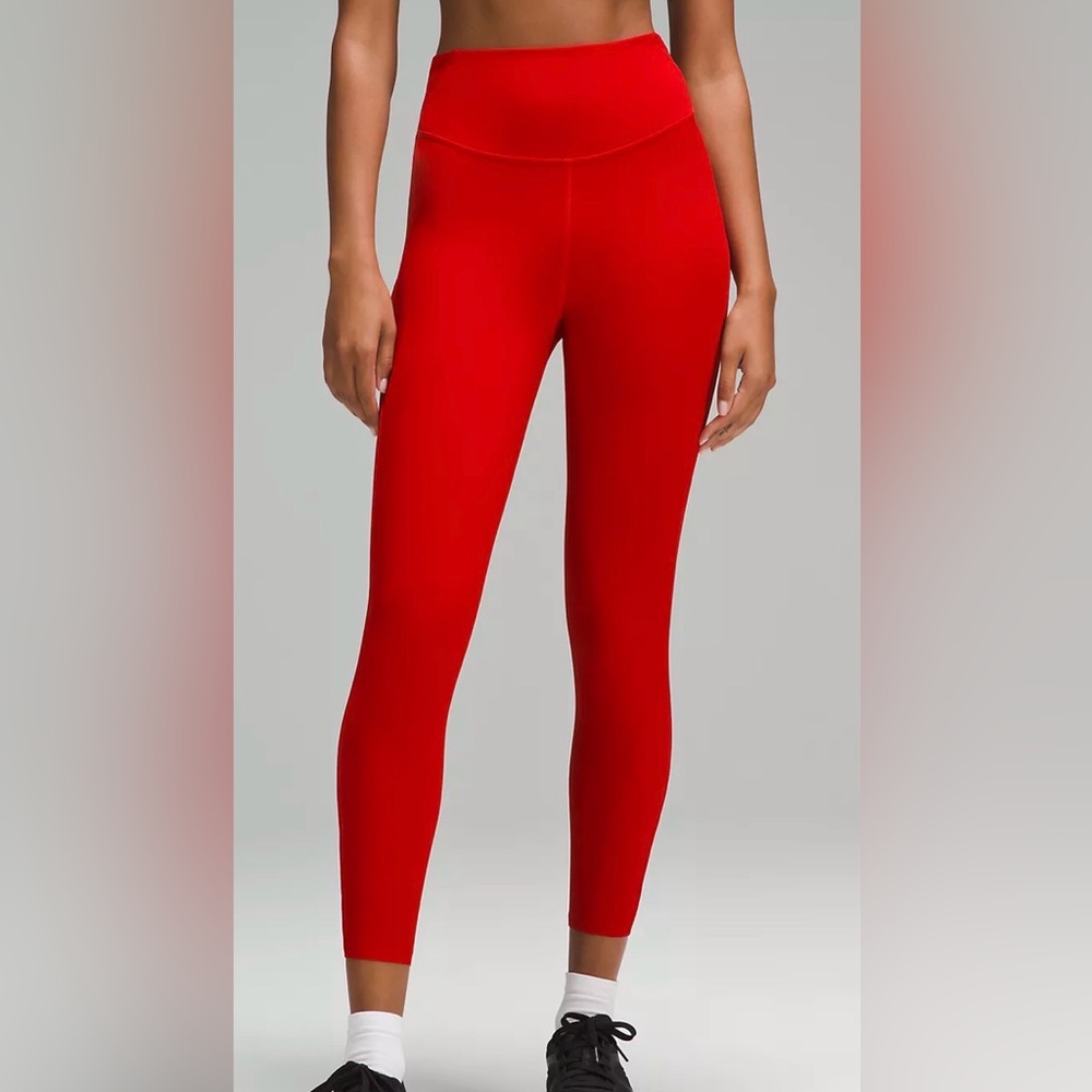Women's Red Leggings
